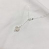 《冰心》水晶項鏈 藍月光石 海藍寶 薰衣草紫水晶 黑髮晶 葡萄石 粉晶 太陽石 金髮晶925銀