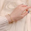 《大家閨秀》水晶手鍊 綠幽靈 金髮晶 一般包金